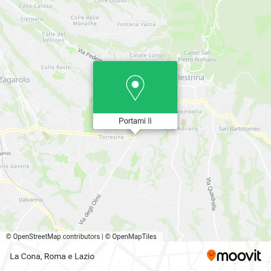 Mappa La Cona