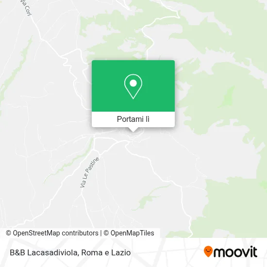 Mappa B&B Lacasadiviola