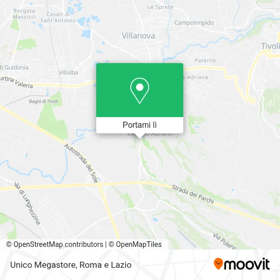 Mappa Unico Megastore