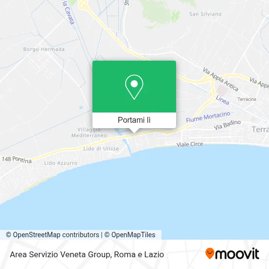 Mappa Area Servizio Veneta Group