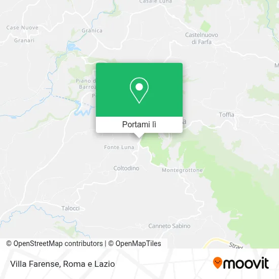 Mappa Villa Farense
