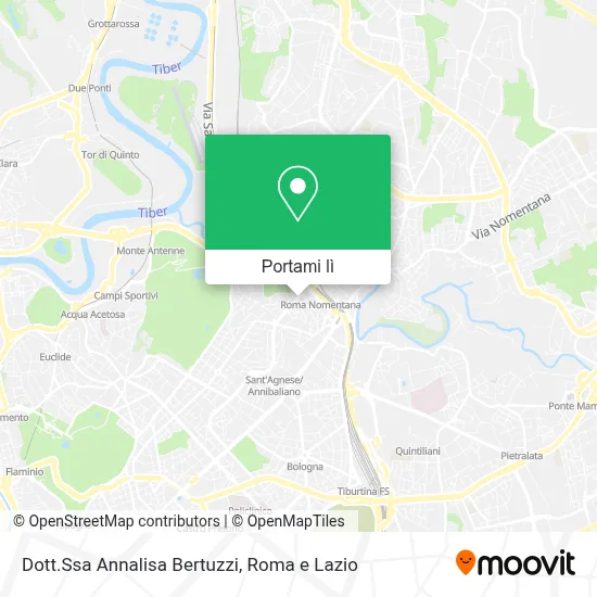 Mappa Dott.Ssa Annalisa Bertuzzi