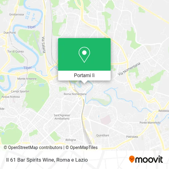 Mappa Il 61 Bar Spirits Wine