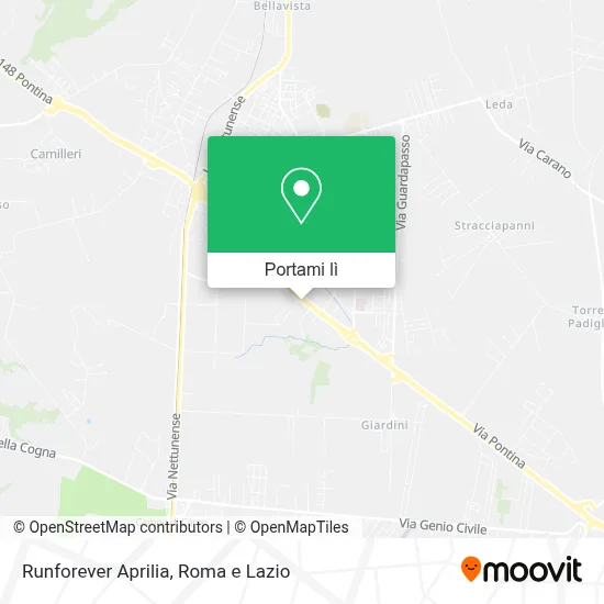 Mappa Runforever Aprilia