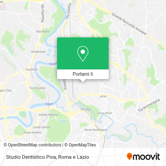 Mappa Studio Dentistico Piva