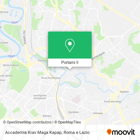 Mappa Accademia Krav Maga Kapap