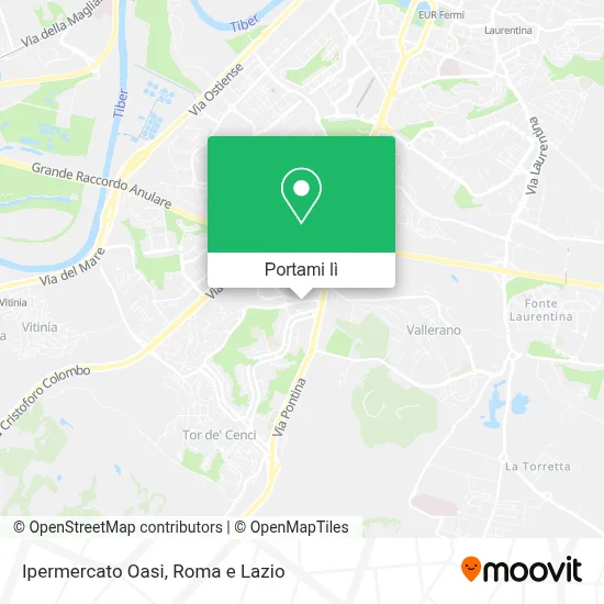 Mappa Ipermercato Oasi
