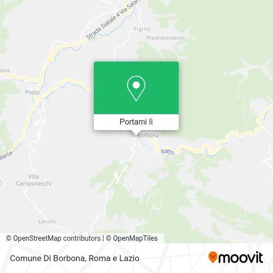 Mappa Comune Di Borbona