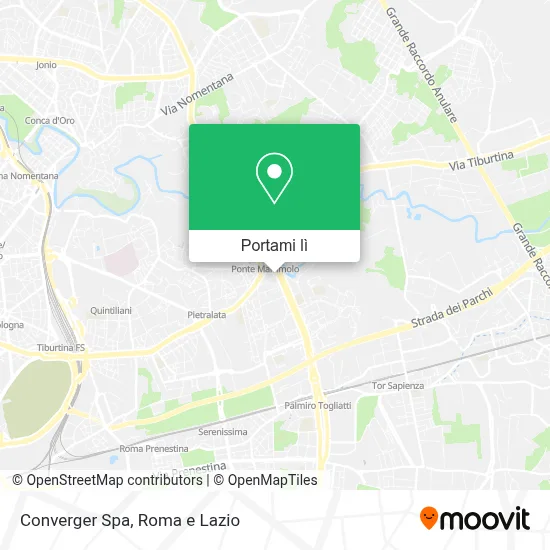 Mappa Converger Spa