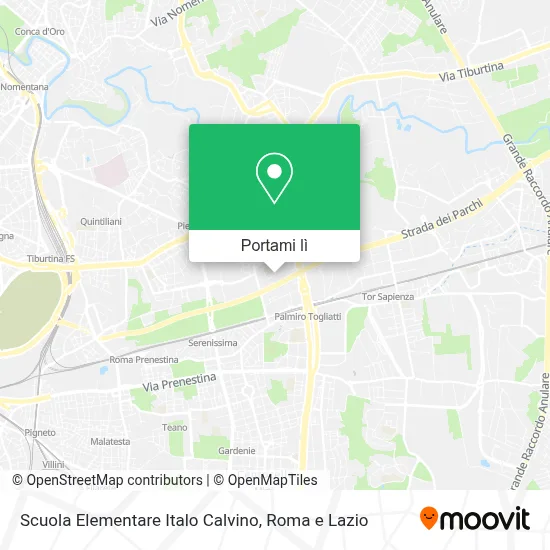 Mappa Scuola Elementare Italo Calvino