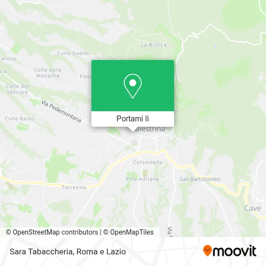 Mappa Sara Tabaccheria