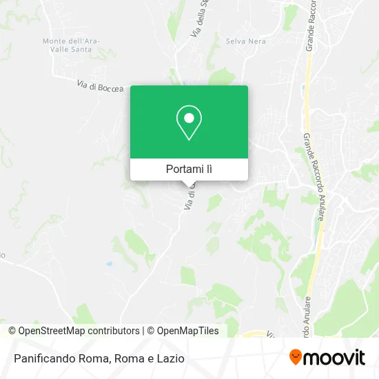 Mappa Panificando Roma