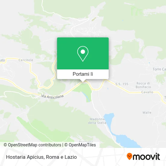 Mappa Hostaria Apicius