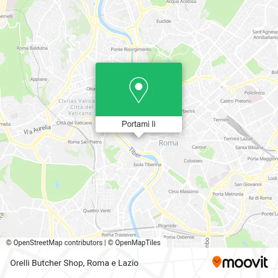 Mappa Orelli Butcher Shop