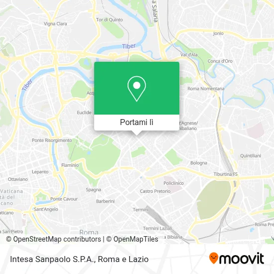 Mappa Intesa Sanpaolo S.P.A.