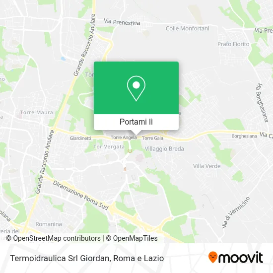 Mappa Termoidraulica Srl Giordan