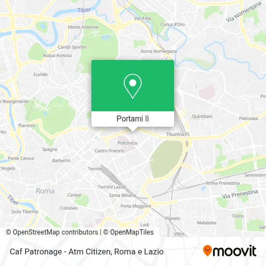 Mappa Caf Patronage - Atm Citizen