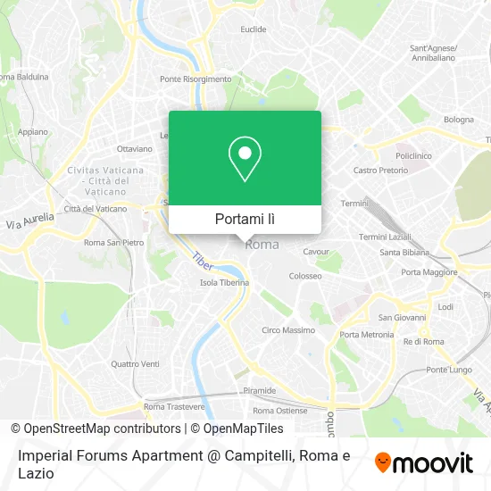 Mappa Imperial Forums Apartment @ Campitelli