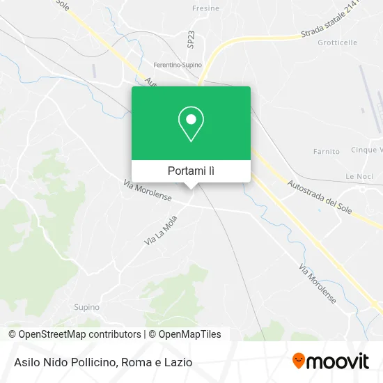 Mappa Asilo Nido Pollicino