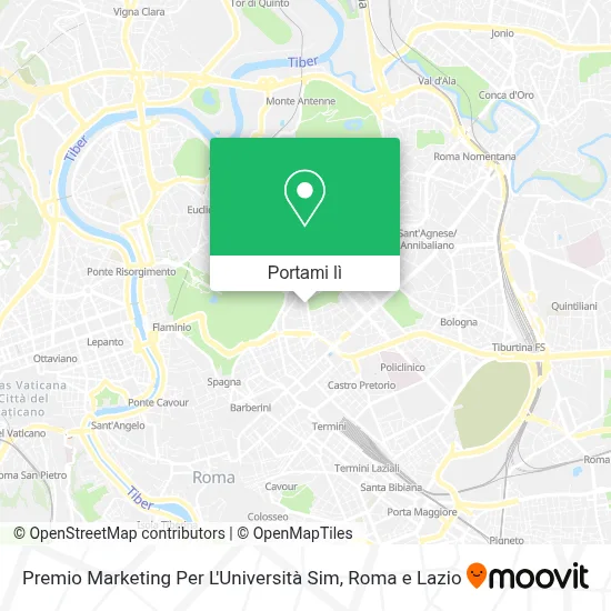 Mappa Premio Marketing Per L'Università Sim