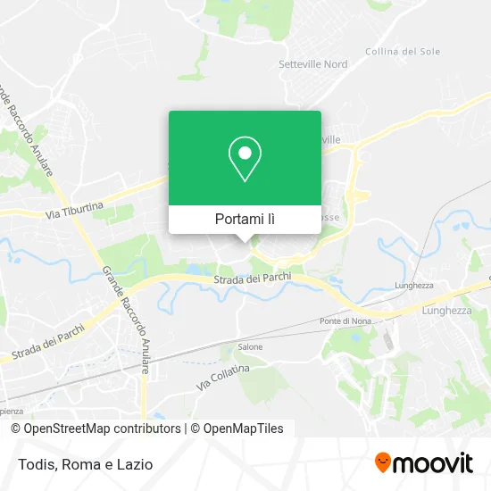 Mappa Todis