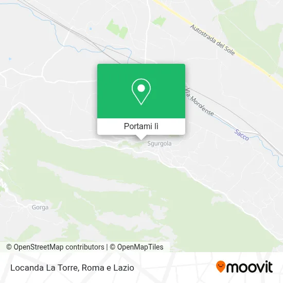 Mappa Locanda La Torre