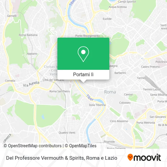 Mappa Del Professore Vermouth & Spirits