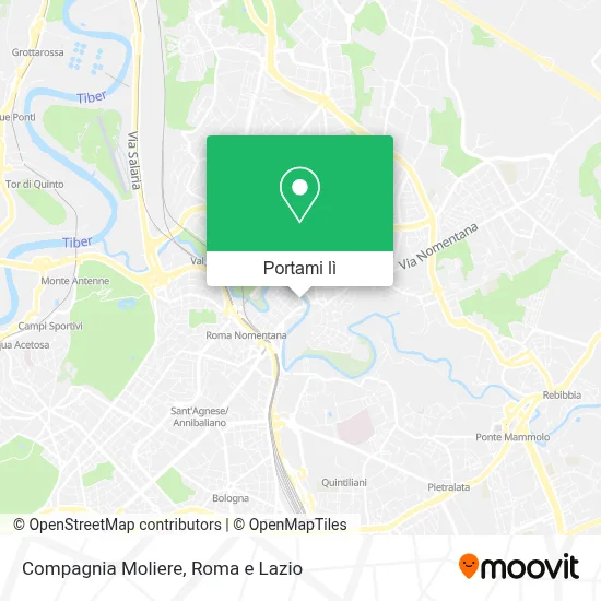 Mappa Compagnia Moliere