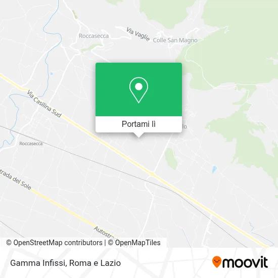 Mappa Gamma Infissi