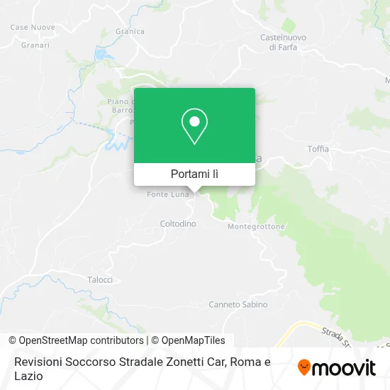 Mappa Revisioni Soccorso Stradale Zonetti Car