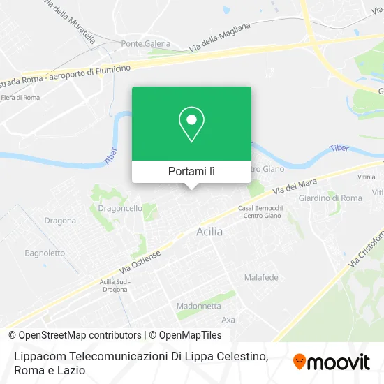 Mappa Lippacom Telecomunicazioni Di Lippa Celestino