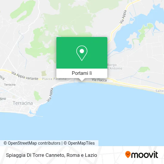 Mappa Spiaggia Di Torre Canneto