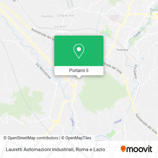 Mappa Lauretti Automazioni Industriali