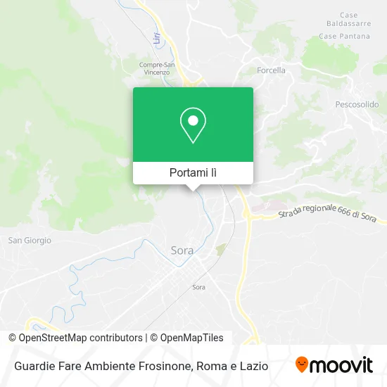 Mappa Guardie Fare Ambiente Frosinone