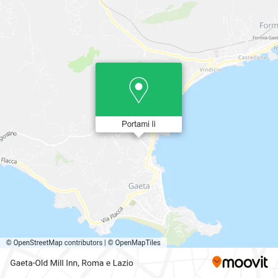 Mappa Gaeta-Old Mill Inn