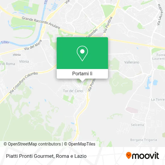 Mappa Piatti Pronti Gourmet