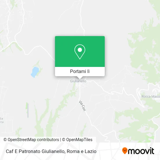 Mappa Caf E Patronato Giulianello
