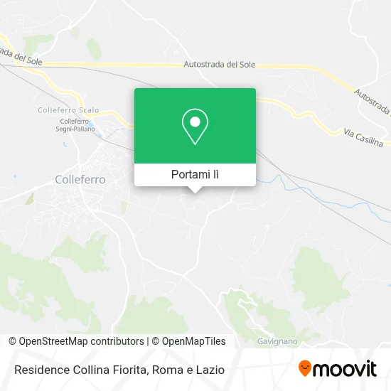 Mappa Residence Collina Fiorita