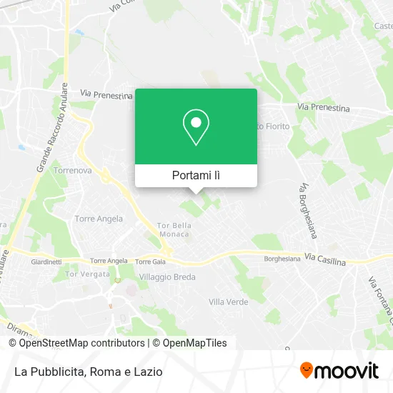 Mappa La Pubblicita