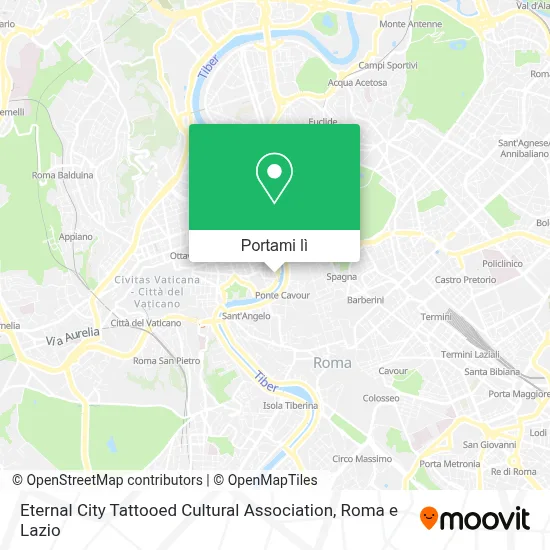 Mappa Eternal City Tattooed Cultural Association
