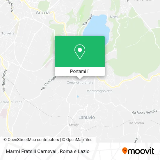 Mappa Marmi Fratelli Carnevali