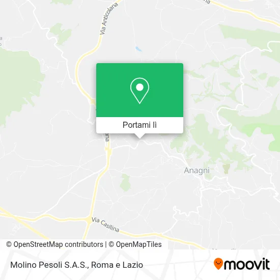 Mappa Molino Pesoli S.A.S.