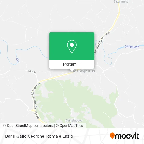 Mappa Bar Il Gallo Cedrone