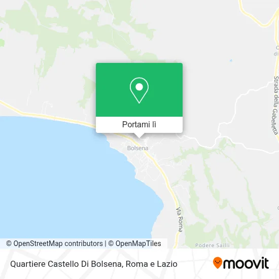 Mappa Quartiere Castello Di Bolsena