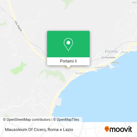 Mappa Mausoleum Of Cicero