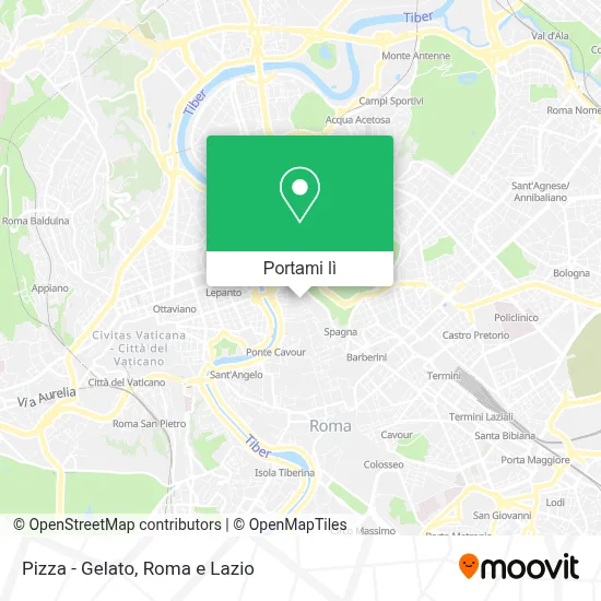 Mappa Pizza - Gelato