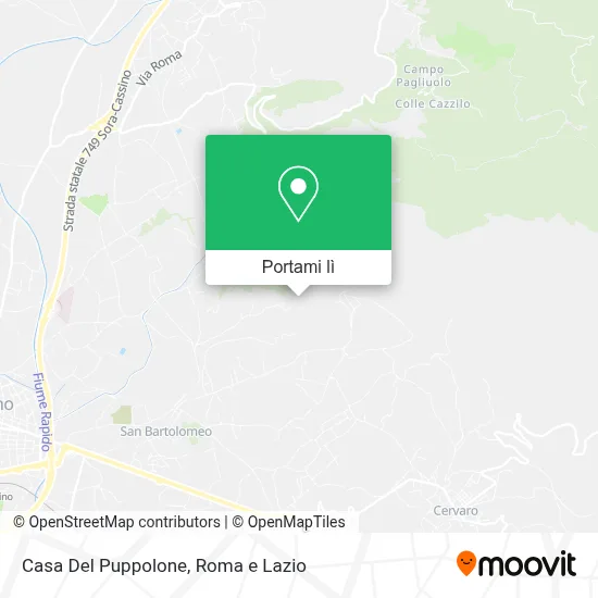 Mappa Casa Del Puppolone
