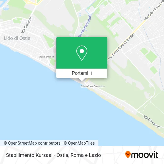 Mappa Stabilimento Kursaal - Ostia