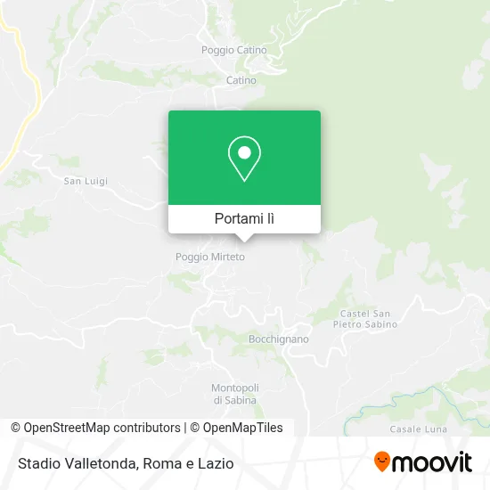 Mappa Stadio Valletonda