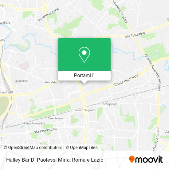 Mappa Halley Bar Di Paolessi Miria
